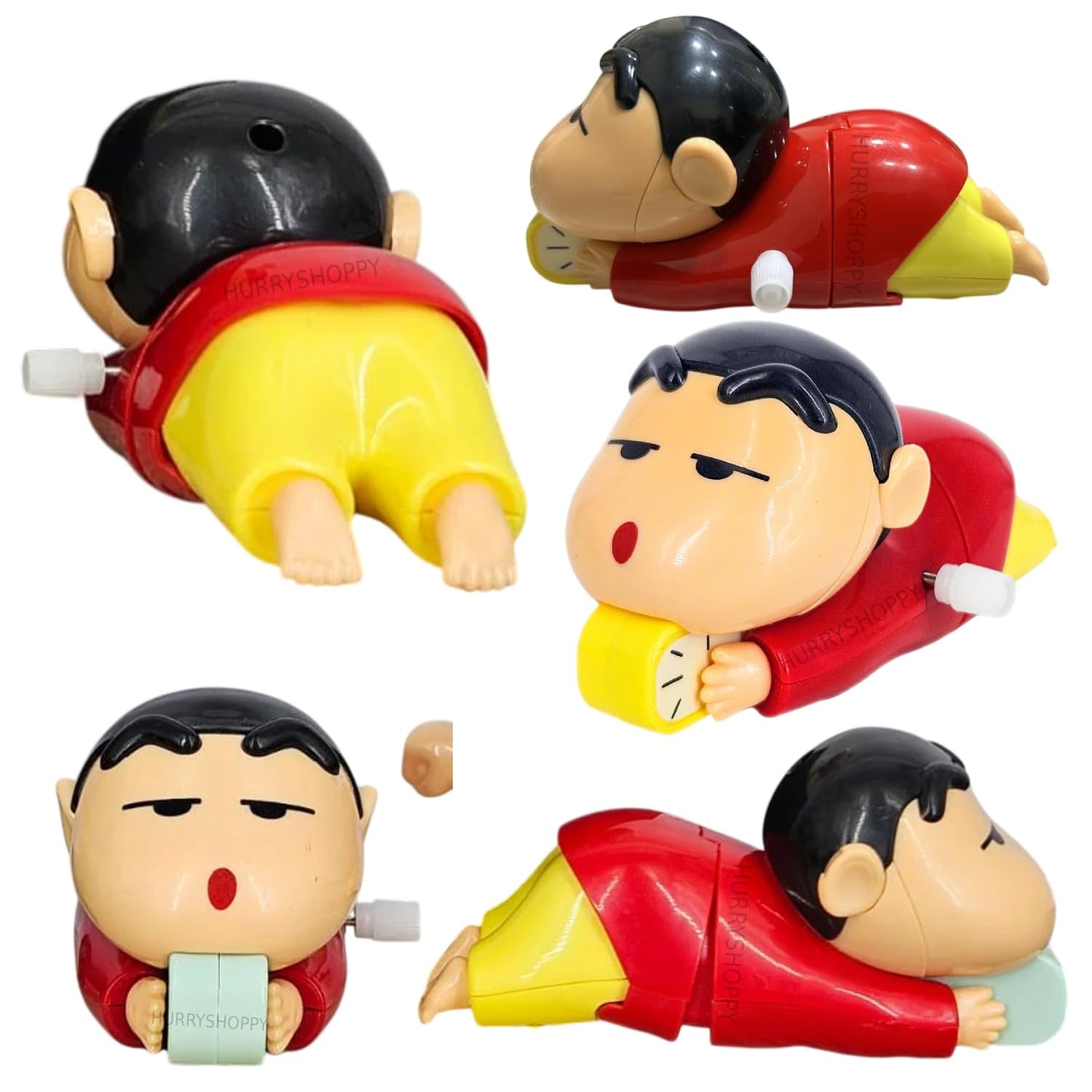 Cute Shinchan Crawling Moving Action Figure Toy for Kids – Movable & Crawl Cartoon Toy – Fun Interactive Play for Babies and Toddlers